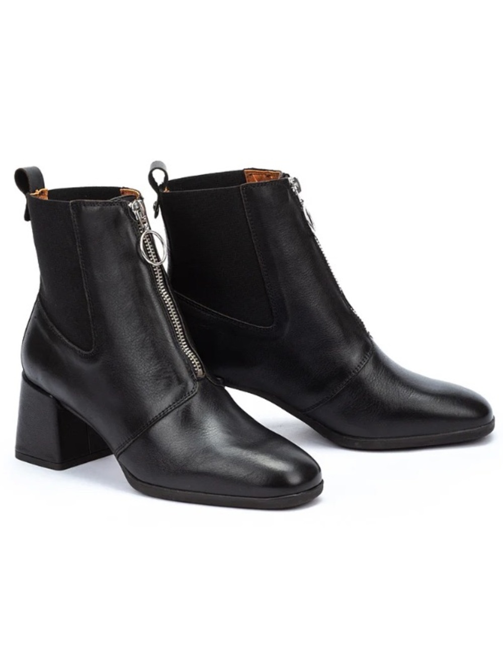 Pikolinos SEVILLA Ankle Boots Zipper Black Front Zip Size 10.5